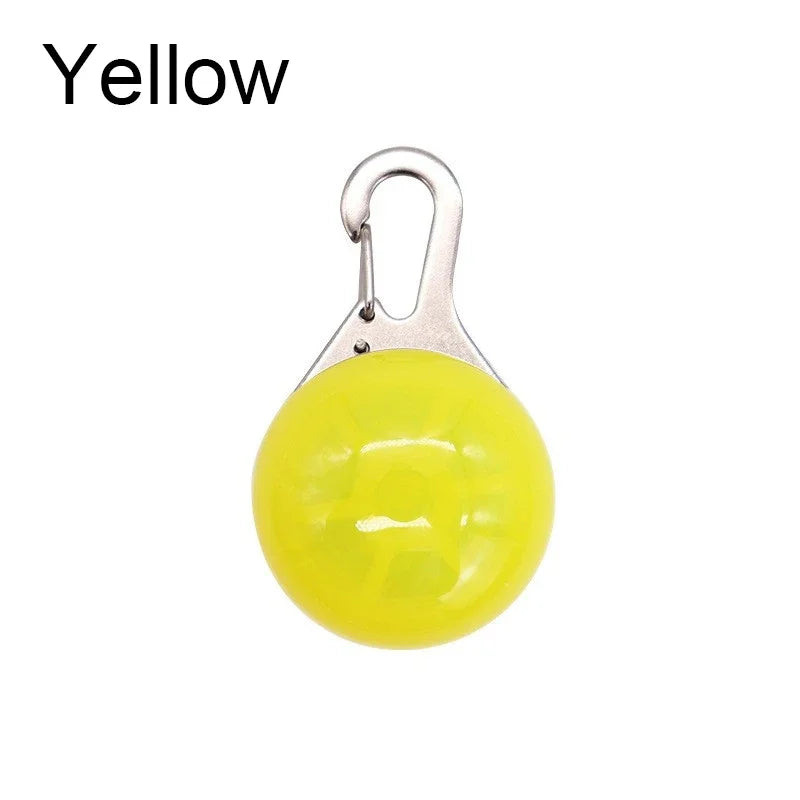 1 Led Luminous Dog Cat Collar Glowing Pendant Pet Leads Glow Accessories Bright Necklace Luminous Collar Night Safety Decoration