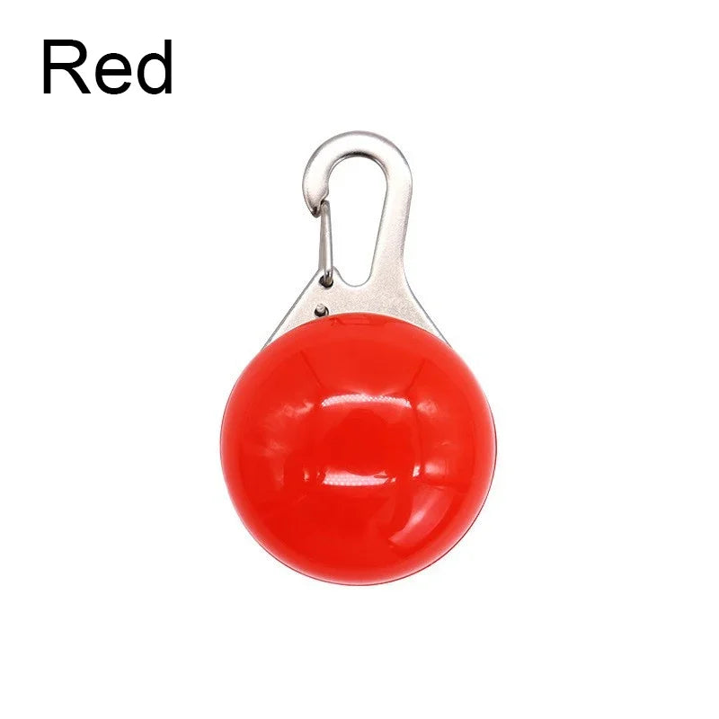 1 Led Luminous Dog Cat Collar Glowing Pendant Pet Leads Glow Accessories Bright Necklace Luminous Collar Night Safety Decoration