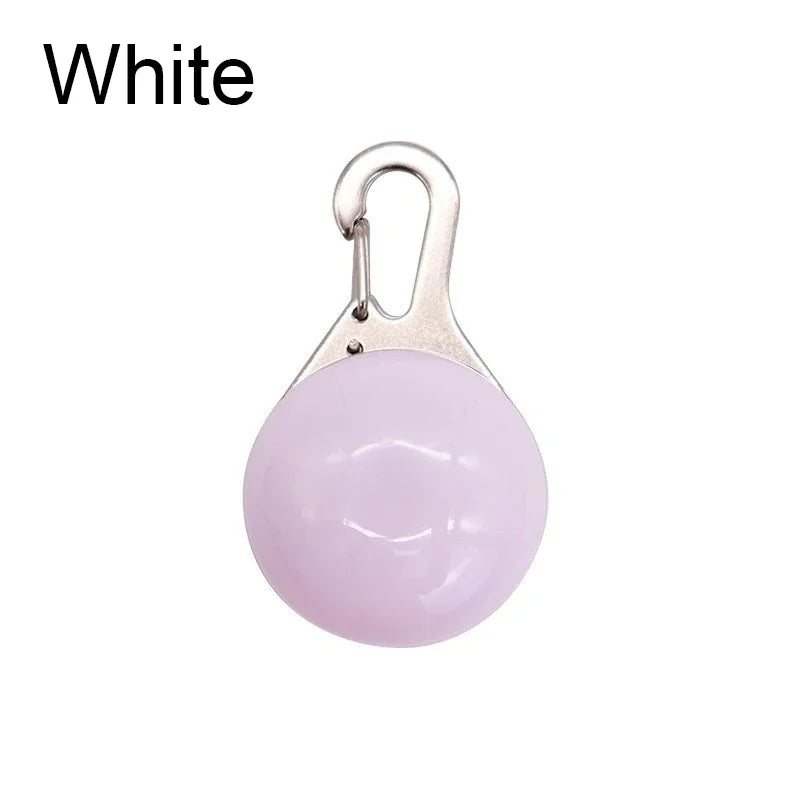 1 Led Luminous Dog Cat Collar Glowing Pendant Pet Leads Glow Accessories Bright Necklace Luminous Collar Night Safety Decoration